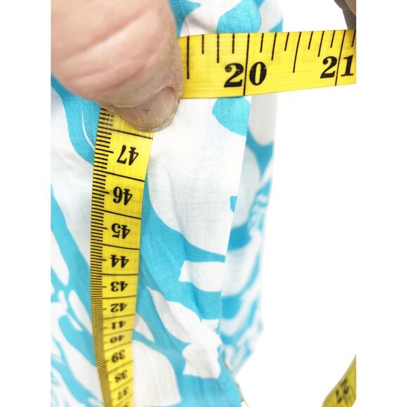 Tracy Negoshian Kaitlin Whale Print Tunic Beach Cover Up 1 Zip Pocket Sz S NWOT - Picture 8 of 9